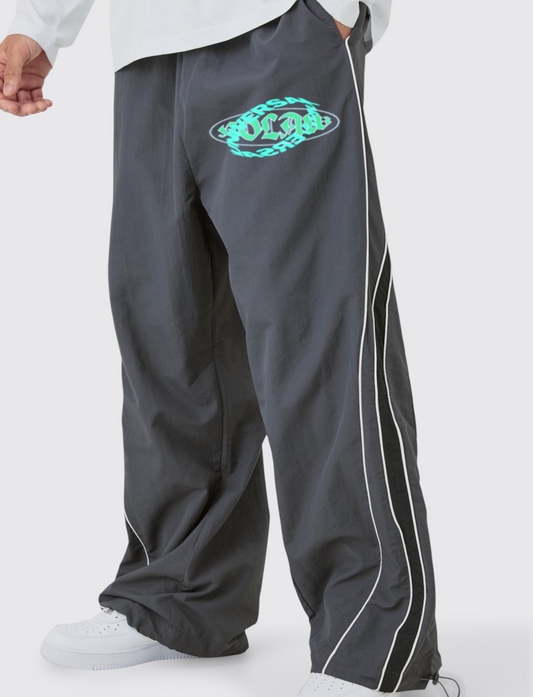 BRANDED FLARED JOGGERS